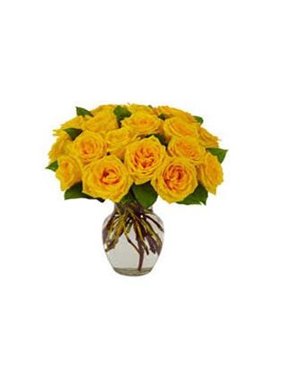 15 Yellow ROSES BUNCH - Fresh Flowers Dubai
