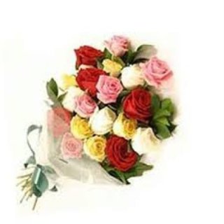 18 MIX РОЗЫ РУЧНОЙ БУКЕТ - Свежие цветы Дубай