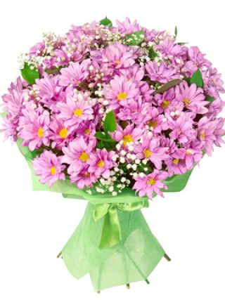 Roses Bouquet De Chrysanthèmes - Fleurs Fraîches Dubaï