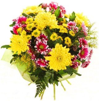 Bouquet De Chrysanthèmes - Fleurs Fraîches Dubaï