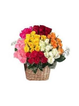 MHALONG MIX ROSES 100 BULAK - Sariwang Bulaklak Dubai