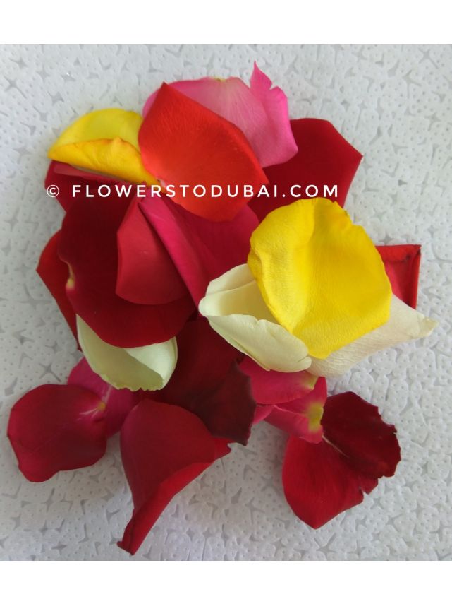 Los pétalos de rosa (mezcla de colores), II clase 1 kg